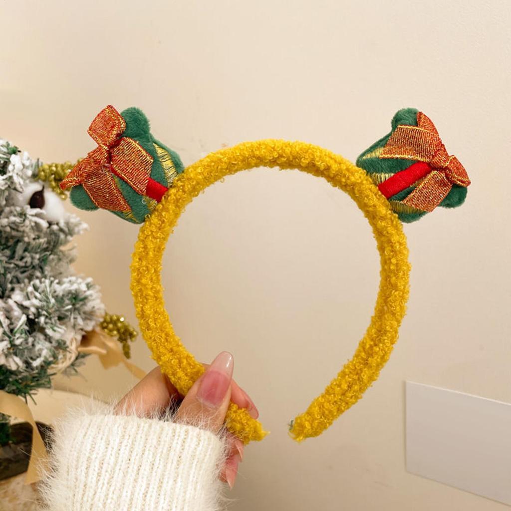Christmas Headbands For Adults Plush Hairband Headpiece Headwear Christmas Headpiece Women Girls Party Festival Winter