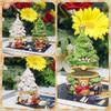 Creative Christmas Tree Jewelry Box Durable Jewelry Storage Box  Christmas Decoration