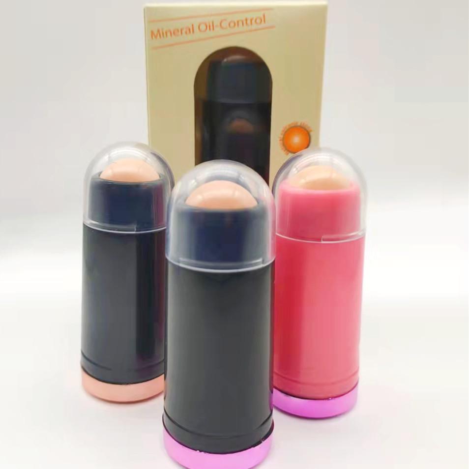 Volcanic Stone Oil-Absorbing Roller & Pore Minimizer Massage Stick