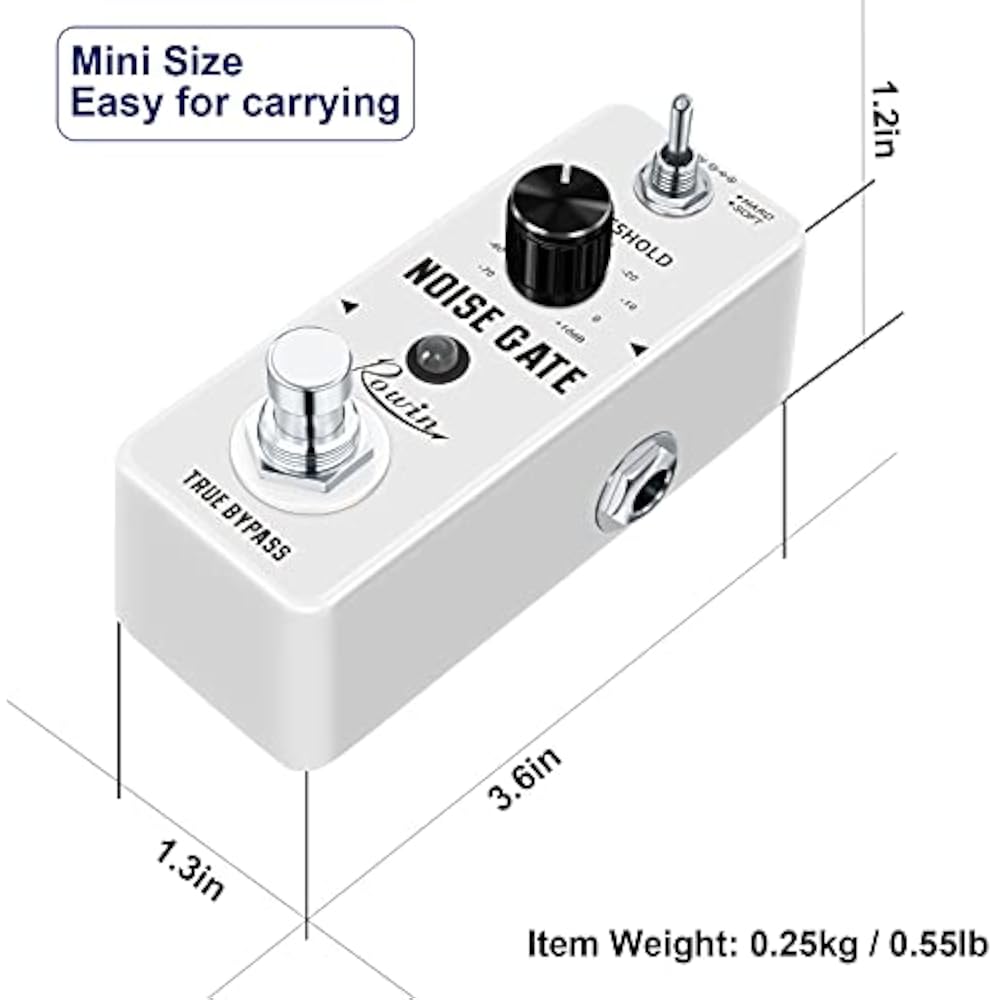 Rowin LEF-319 Noise Reduction Noise Gate Guitar Effects Pedals