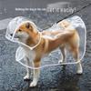 Waterproof Dog Raincoat Cape with Belly Protection for Small To Medium Breeds