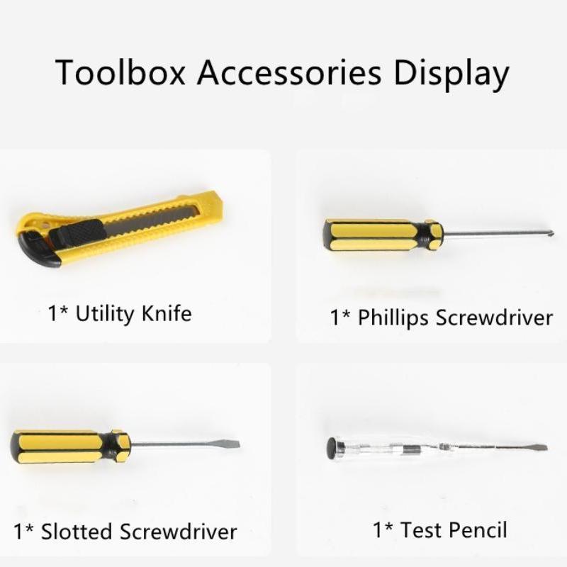 11PC Set DIY Manual Combination Automobile Emergency Maintenance Household Tools Kit