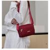 Unisex Casual Shoulder Bag - Adjustable Shoulder Strap, Multi Compartment Design, Portable and Lightweight, Suitable for Daily Commuting and Travel
