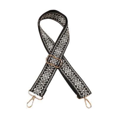 HiChiclife Thick Shoulder Strap for Bags, 3.8cm Wide, Adjustable, 65-125cm Long, Geometric Pattern