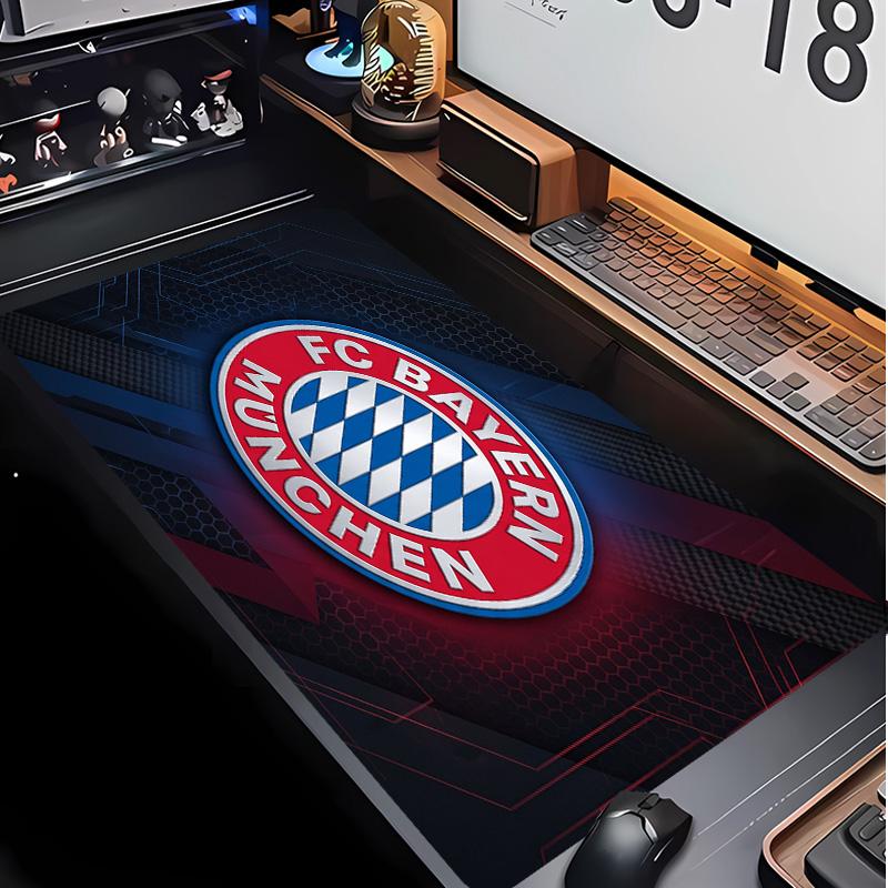 Bayern München Voetbalpatroon Muismat Niet?Anti-slip Rubberen Basis Gaming Muismat Voor Bureau Kantoor Thuis