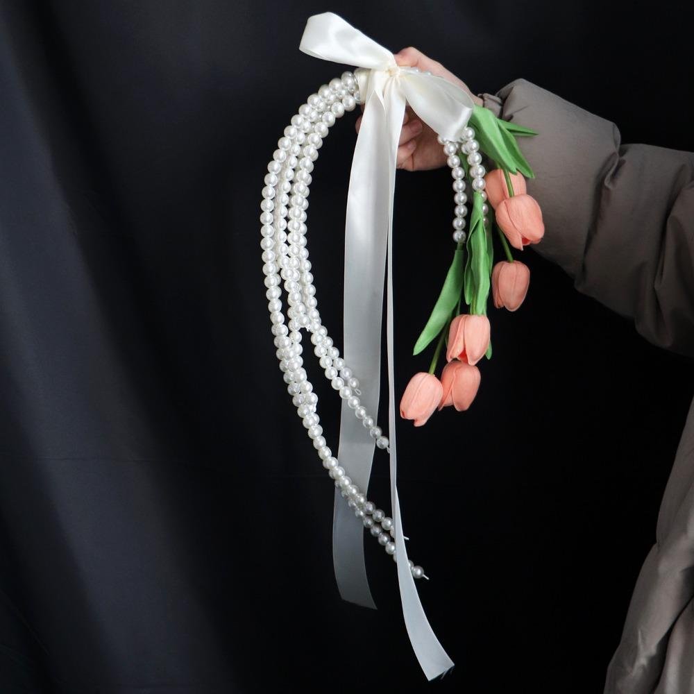 

Comfortable Handle Decorative Wedding Flowers Photography Prop Wedding Party