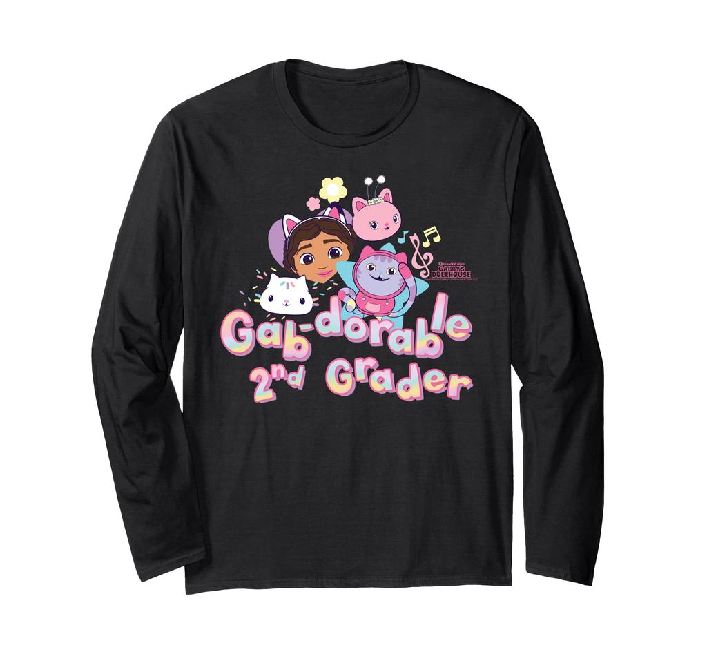 DreamWorks Gabby's Dollhouse 2nd Grade Long Sleeve T-Shirt