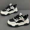 2025 Spring Men's Breathable White Trendy Thick Sole Skate & Casual Dad Shoes