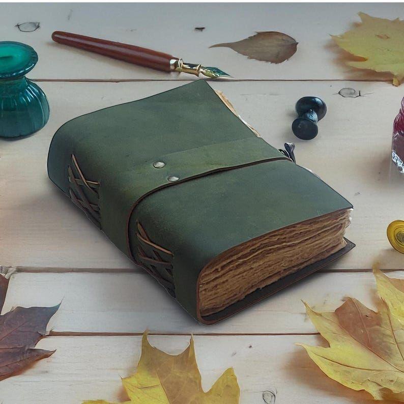 Leather Journal For Woman's and Man, Travel Writing Notebook, Journal For Artist