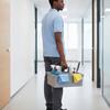 Cleaning Organizer with Handle Sturdy Utility Organizer Basket Plastic Basket with Handle Lightweight Container Compact