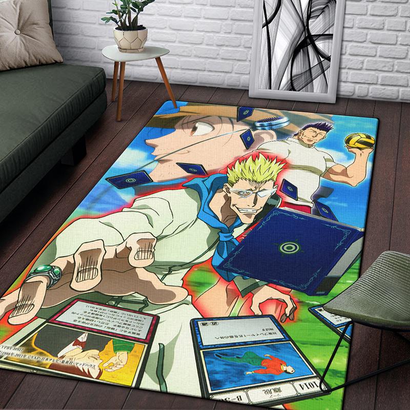 Hunter X Hunter Carpet for Living Room,Soft Flannel Rug for Bedroom ,Anti-Slip  BATHROOM Mat,  Baby Play Mat, Kitchen Mat