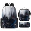 Tokyo Ghoul 3pcs Set Backpack Schoolbag with Shoulder Bag Pencil Case Set Gift for Kids Students