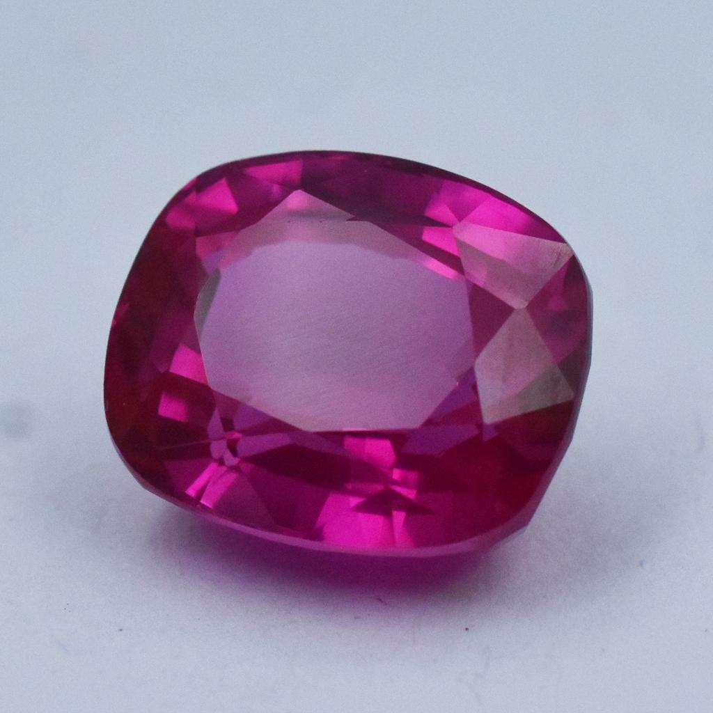 Natural Pink Sapphire Loose Gemstone Cushion Shape 22.10 Ct September Birthstone for Gem Collections