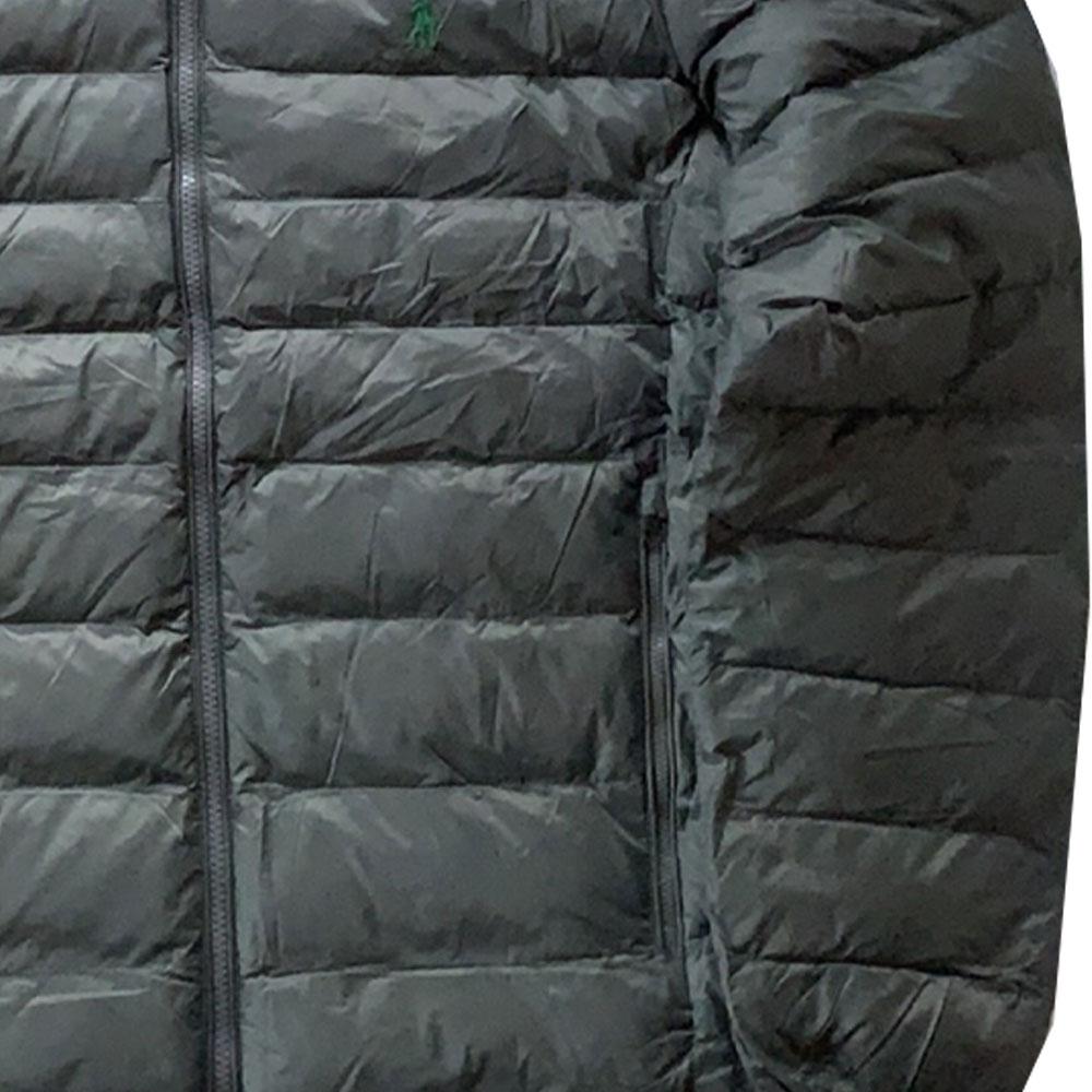 Polo Ralph Lauren Solid Logo Embroidered Hooded Jacket Men Jackets Gray 710829156-006
