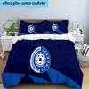 3PCS Football Club Orenburg Emblem Printed Bedding Set, Includes A Duvet Cover and Two Pillowcases for Bedroom, Suitable for All Seasons