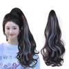 KQHOMEI Ponytail Hair Extension, 45cm, Attachable Hairpiece, Women's Ponytail Extension, Clip-on Hairpiece, Long Hair Extension, Synthetic Hair,