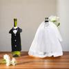 Ceremonial Dress White Gauze Dress Wine Cap Exquisite Wine Bottle Bag  Home Office