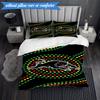 3PCS Panther Panthers Spirit Bedding Set 2D Printing (Includes 1 Duvet Cover + 2 Pillowcases Coreless), Bedroom decor,Fan Gift