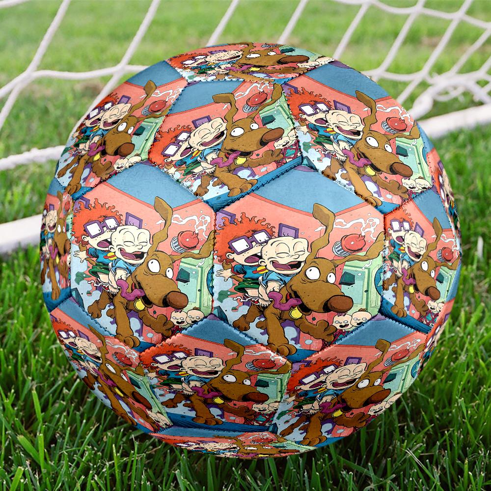 Rugrats Theme Size 5 Soccer Ball, Suitable for Both Indoor and Outdoor Matches, a Gift Suitable for Everyone.