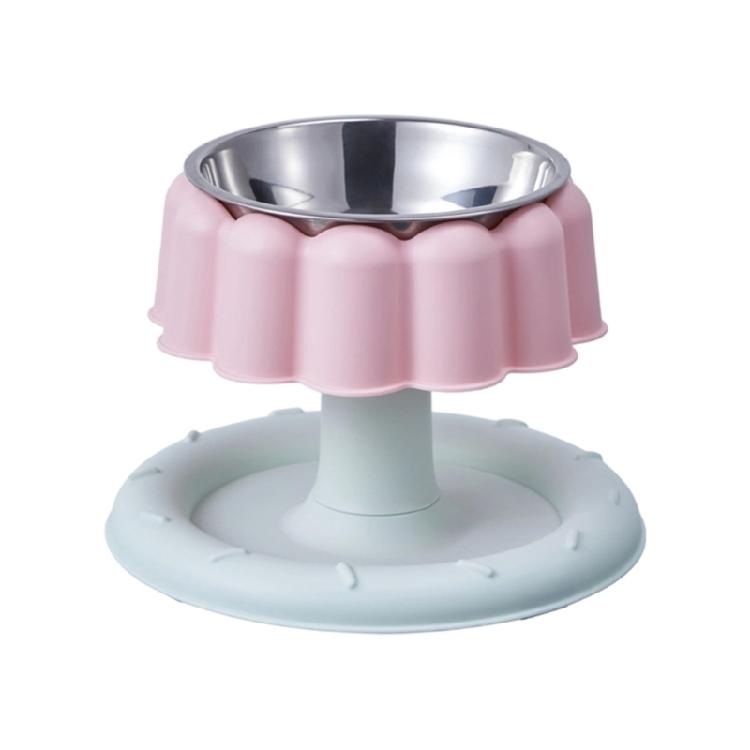 Comfort Feeding Elevated Bowl Stainless Steel Antislip Detachable Design for Pet Neck Health and Hygiene