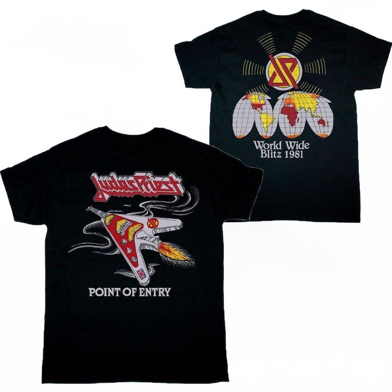 Judas Priest Point Of Entry Tour Tshirt Judas Priest Shirt Judas Priest Unisex T-Shirt XL