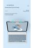 11th Gen iPad Wireless Bluetooth Keyboard & Protective Leather Case for Apple M5 2025, Air 13-inch Tablet.