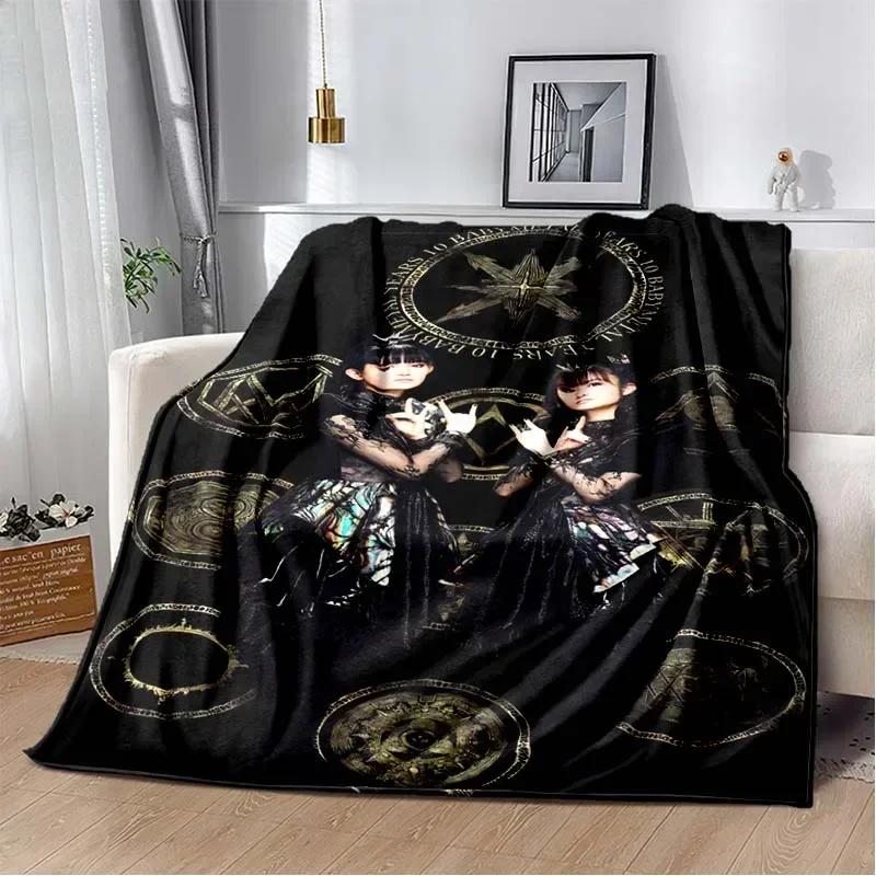 D Printed Throw Blanket Soft Cozy for Bedroom Living Room Travel Child Birthday Gift Babymetal Design