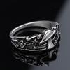 Retro Mushroom Star Ring Trendy Stainless Steel Ring Fashion Jewelry