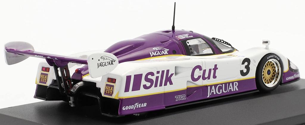 IXO Jaguar XJR12 7.0L V12 Team Silk Cut T.W. Racing 1990 Le Mans 24 Hours Winner No. 3 Diecast Model Car (Imported)