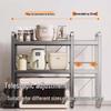 Adjustable Carbon Steel Kitchen Storage Rack