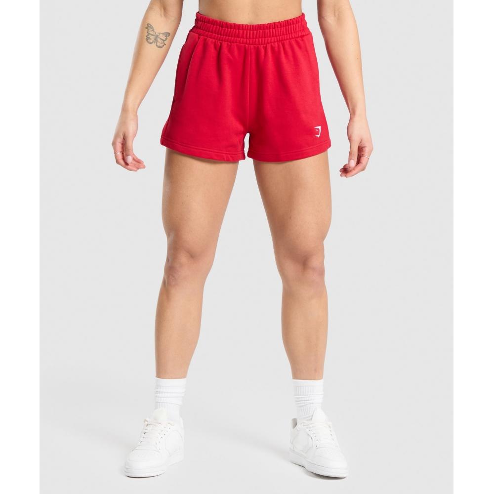 

GYMSHARK Team Shorts Carmine Red B9A4M RBQW
