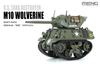 GSI Creos Mon Model World War Toon Series US Army Tank Destroyer M10 Wolverine Plastic Model MWWT020 (Molded Color)