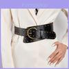 Style Rivet Leather Belt With Alloy Buckle For Men And Women