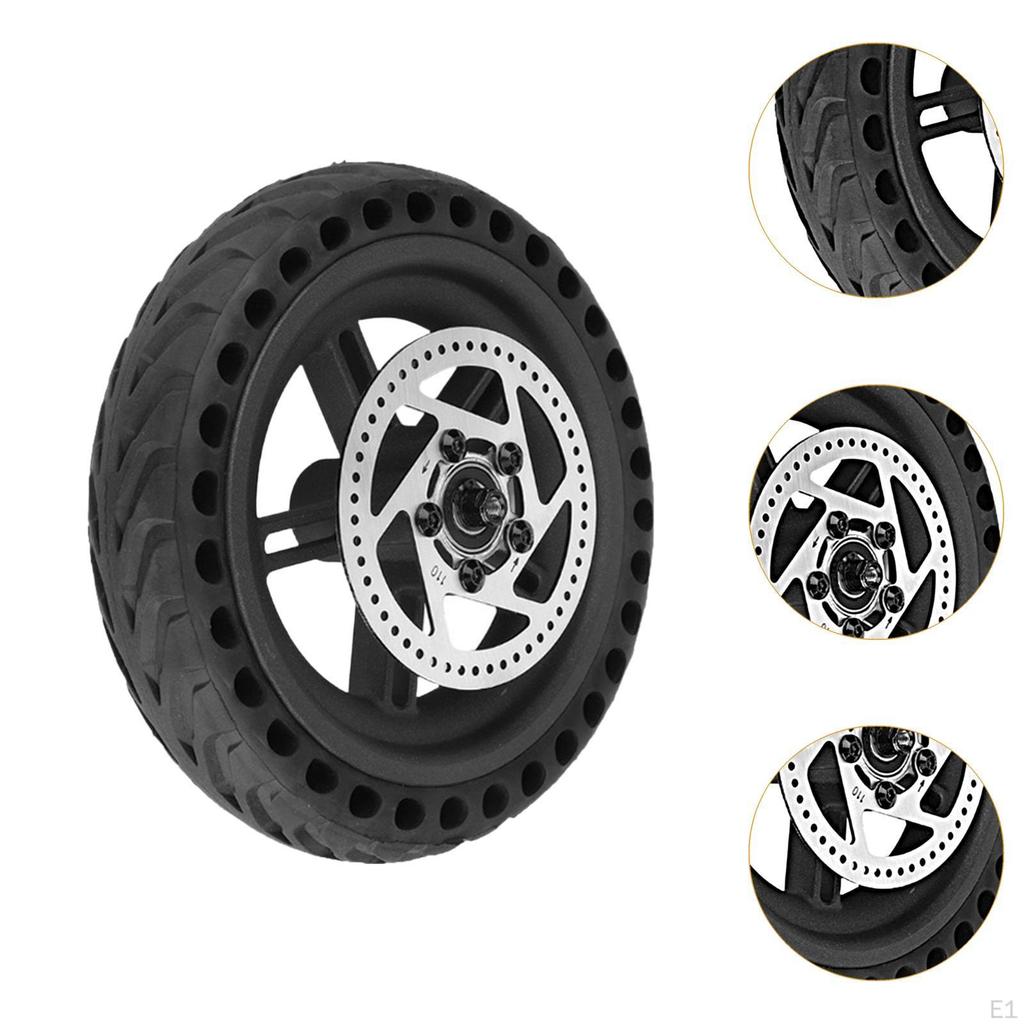 8.5inch Solid Tire Wheel for Electric Bicyle BIKE Sturdy Accessories Components Equipment