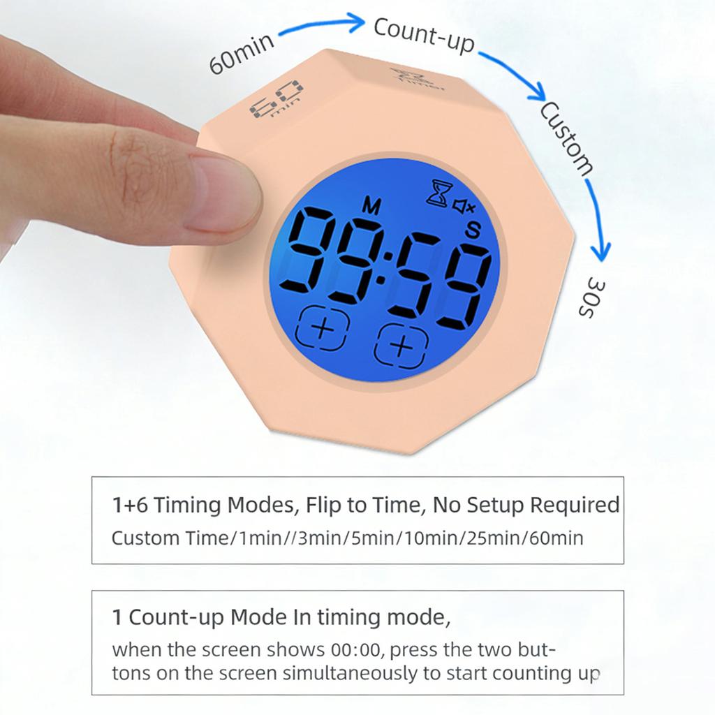 Clear Visibilities Gravities Flipping Kitchen Timers Timing Tool for Accurate Time Control and Easy Operation in Daily Use