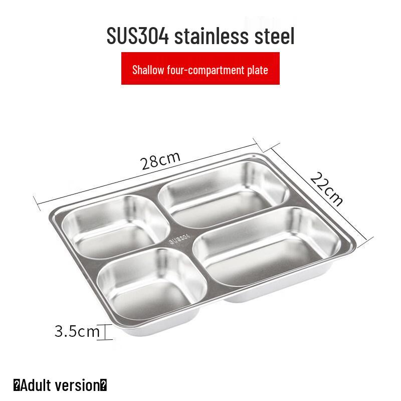 ZISIZ Multi-Compartment Fast Food Tray