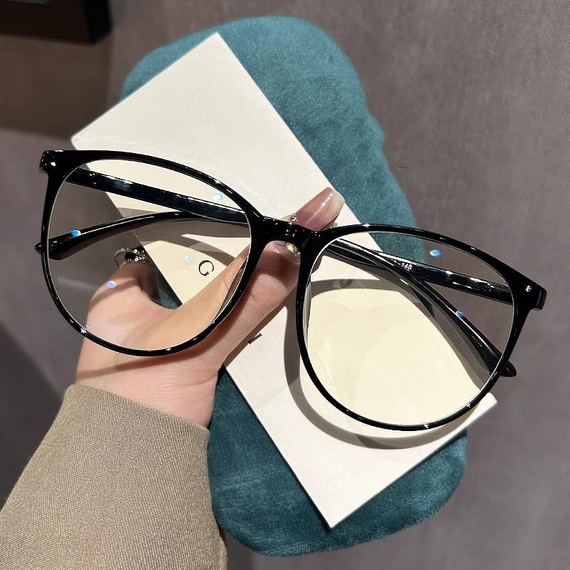 Women's Anti-blue Light Reading Glasses Men Unisex Fashion Retro Computer Eyewear Popular Round HD Lens Presbyopia for Female