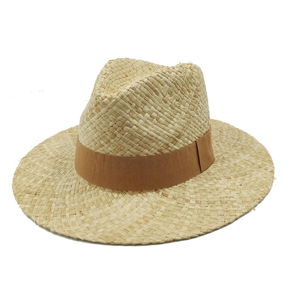 Raffia Beach Hat Summer Straw Hats For Women Luxury Straw Women Men Panama Lady Girl Outdoor Vacation Shade Straw Hat Sun Hat