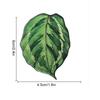Creative Acrylic Tropical Plant Magnetic Fridge Sticker - Simulation Leaf Design