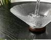 Elegant High-Footed Glass Fruit Bowl for Living Room - Stylish Candy Dish & Snack Display Plate