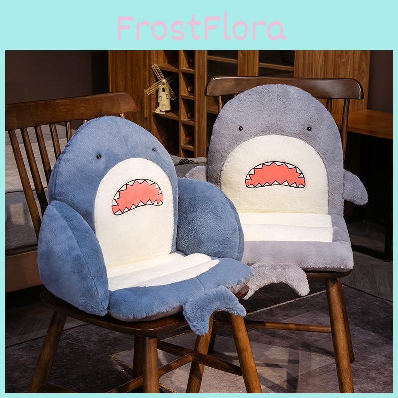 Adorable Cartoon Shark Design Plush Seat Cushion For School And Use Offices