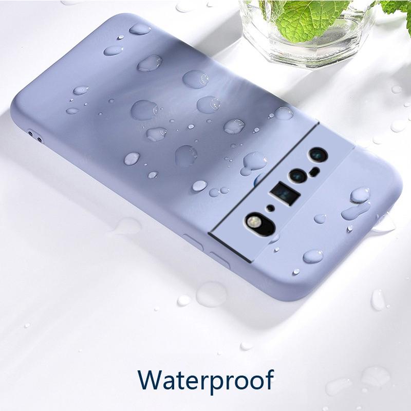 For Google Pixel 6 Pro Case Cover Pixel 7 6 Pro 6A Capas Shockproof Back Liquid Silicone Bumper TPU Soft Case Pixel 6 Pro Fundas