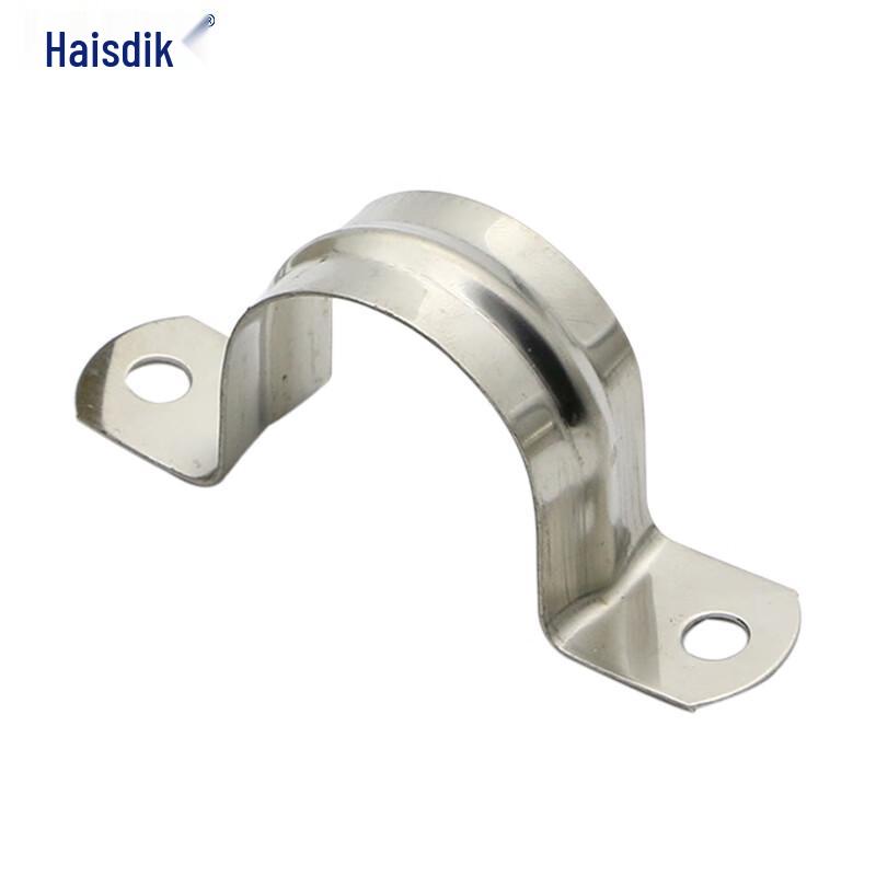 Haisidick HKZ-121 304 Stainless Steel Pipe Saddle Clamp (100-Pack)