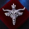 Vintage Metal Animal Cattle Brooch Rhinestone Lapel Pin Suit Coat Badge Brooch Jewelry Luxury Gifts For Men Accessories