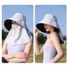 Wide Brim Sunscreen Fisherman Hat Breathable Neck Protection Hat Uv Protection Sun Protection Picking Tea Hat Fishing Hat
