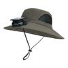 Solar Fan Hat Portable Sun Cap Summer hat USB Rechargeable Single/Dual Cooling Fan Fishing Hat Fisherman Hiking Mountaineering
