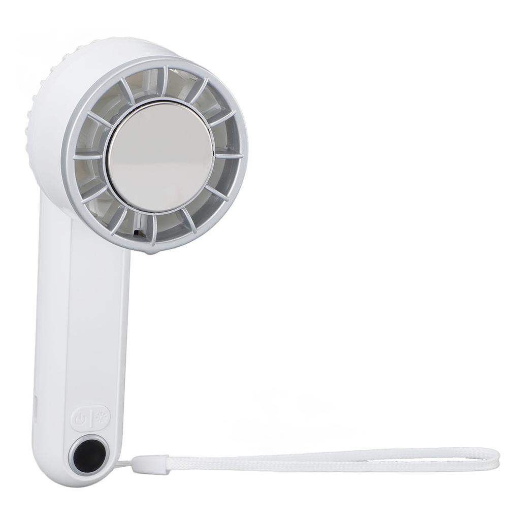 Portable Handheld Fan Foldable LED Display Rechargeable Handheld Pocket Fan for Travel Camping