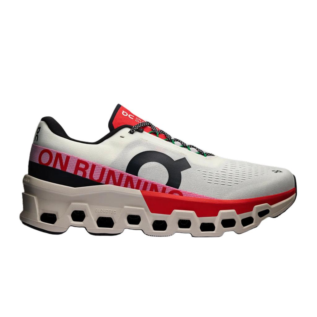 Cloudmonster 2 Ivory Silver Red Men Sneakers Cream 3ME10122906