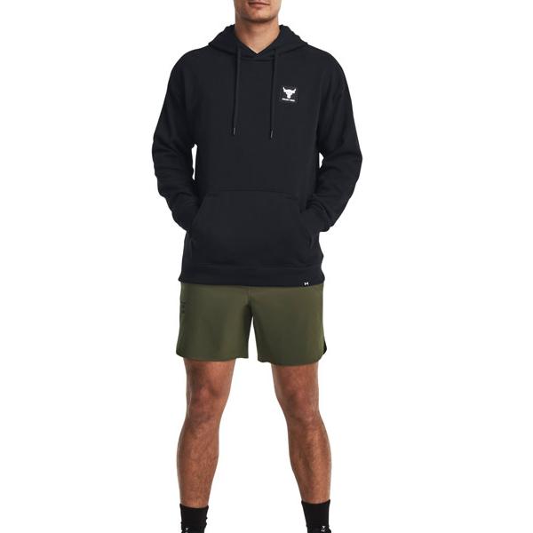 Under Armour Johnson Series Solid Color Training Hoodie Men hoodies Black 1380541-001