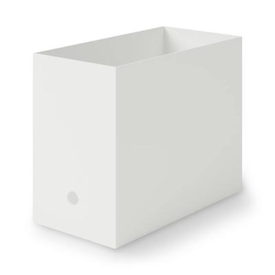 MUJI Recycled Polypropylene File Standard White 15cm W X 32cm D X 24cm 83904371 Box, Type, Wide, Gray, Approx. H,